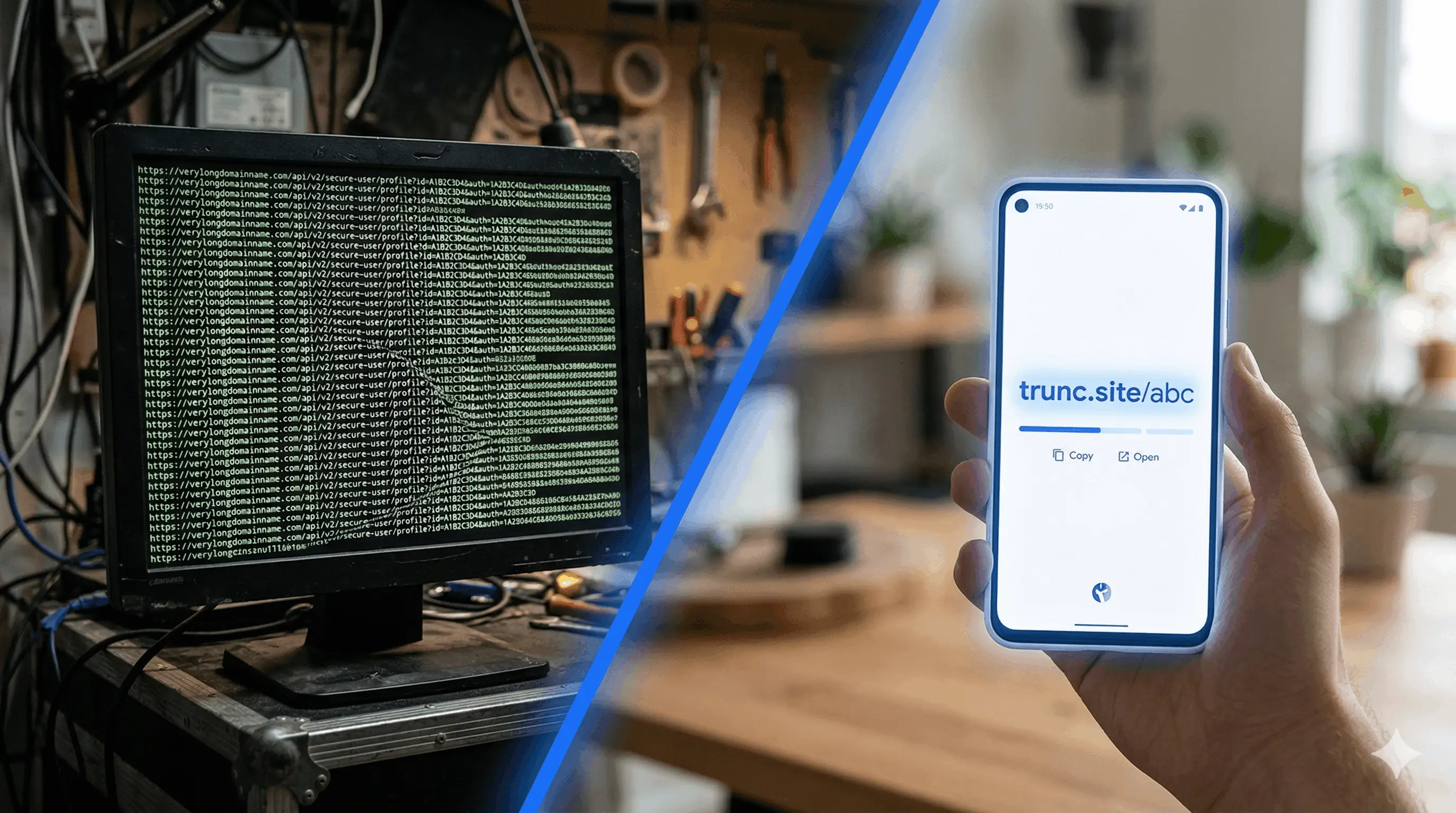 Step-by-step guide to shortening a URL with Trunc — paste, shorten, share